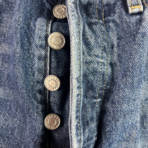 AGOLDE Jeans Women's 25x28* 90s Pinch High Rise Straight Ankle Blue Denim Tag 24 - Picture 7 of 16